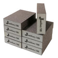 8Pcs 100 Grit Sanding Blocks, Jamiikury Medium Sanding Sponge Washable and Reusable, Wet Dry Sandpaper Sponge for Wood Metal FurniturePaint and Drywall - size: 100 Grits