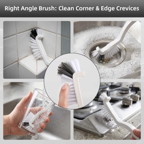 12Pcs Crevice Cleaning Brush, Multifunctional Grout Brush
