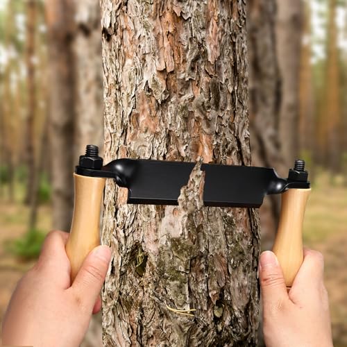 3 Pcs Straight Draw Shave Knife Set 5" 8" 10" Woodworking Debarking Hand Tool Wood Razor Shaving Wood Barking Tool for Men Tree Bending Broach Peeling Whittling Shaping Detailing Stripping - style: Straight