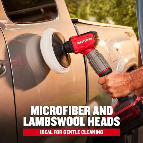 CRAFTSMAN Power Scrubber Microfiber Brush Set for V20 Cordless 2-in-1 Power Scrubber (CMCPSMFB) - style: Microfiber Brush Set