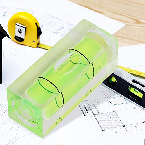 5pcs 15×15×40MM Mini Square Quality Measuring Tool Small Spirit Level Bubble for Measurement of Balance