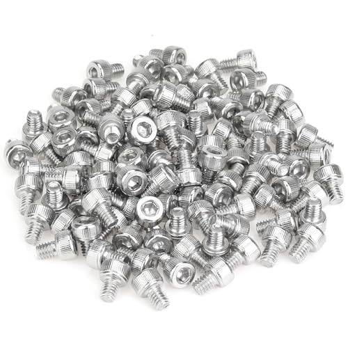 105 Pieces M4 x 5mm Socket Head Cap Screws, Thread Pitch 0.7mm, Sutemribor M4 Screws, 304 Stainless Steel, Fully Threaded, Silver - size: M4 x 5mm, style: Socket Head