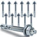 5/16 x 3 in Wedge Anchors 12 pcs Galvanized Concrete Anchors - size: 5/16 x 3In