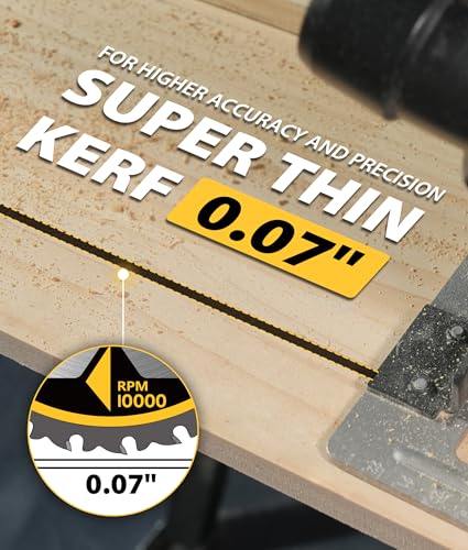 TOLESA 6 1/2 Circular Saw Blades, 24T for Wood and Plywood, 3-Pack - size: 6-1/2'', style: 24T
