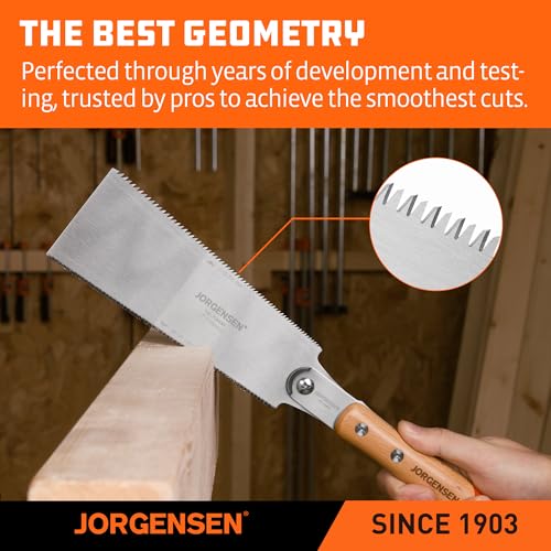 JORGENSEN RYOBA 7 Inch Double Edge Japanese Pull Saw
