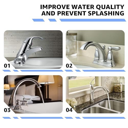 Sigely 116711 Faucet Aerator Insert, 1.5 GPM Water Saving Flow Restrictor