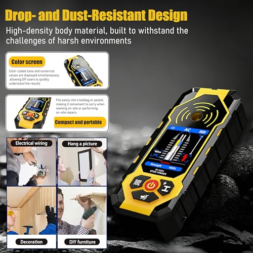 Stud Finder Wall Scanner4 in1Wall Stud Detector of Wood AC Wire Metal Studs