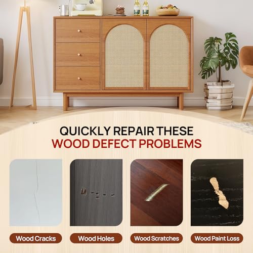 Boncart Wood Furniture Repair Kit, Wood Touch up Fillers - color: 10 Colors