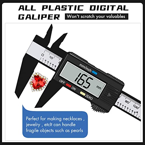 Digital Caliper,0-6 inch/150 mm,inch and Millimeter Conversion,LCD Screen