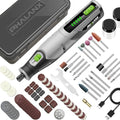 PHALANX Rotary Tool - 4V Cordless Rotary Tool Kit Accessories 80 PCS 2500mAh Battery, Preset 5 Speed Adjustment Grinder Tool for Cutting Sanding Carving Polishing Engraver DIY Crafts(R4-Standard)