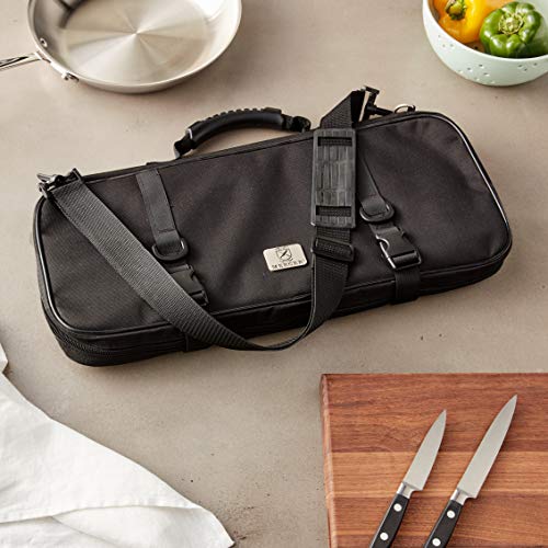 Mercer Culinary Single-Zip 12-Pocket Knife Case - style: Single-zip 12-pocket Knife Case