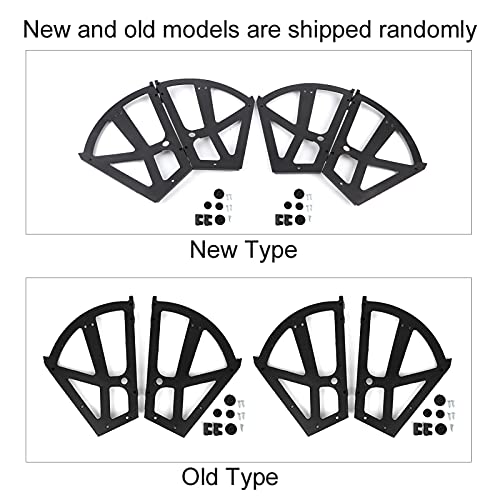 Haofy 4Pcs/Set Home Furniture Hinge Shoes Drawer Cabinet Flip Replacement Plate Frame Turning Rack Accessory