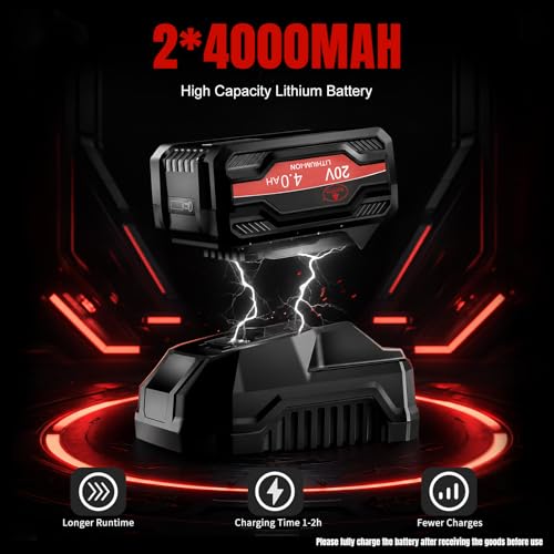 AEROPRO TOOLS Cordless Impact Wrench Kit, 1290 Ft-Lbs Cordless Drill