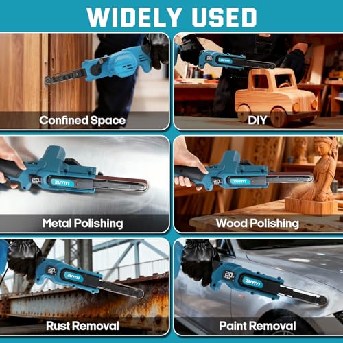 Cordless Belt Sander for Makita 18V, 1/2" x 18" Detail Sander