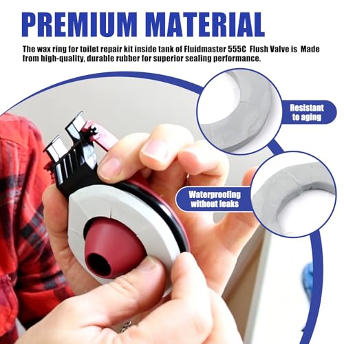 2602 Toilet Flush Valve Sealant Ring fit for Fluidmaster 555C Flush Valve