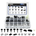 320PCS Car U Nuts and Bolts Body Fender Bolts Extruded Clip-on Nuts