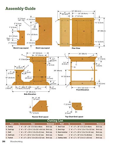 Woodworking: The Complete Step-by-Step Guide to Skills, Techniques, and Projects (Fox Chapel Publishing) Over 1,200 Photos & Illustrations, 41 Complete Plans, Easy-to-Follow Diagrams & Expert Guidance