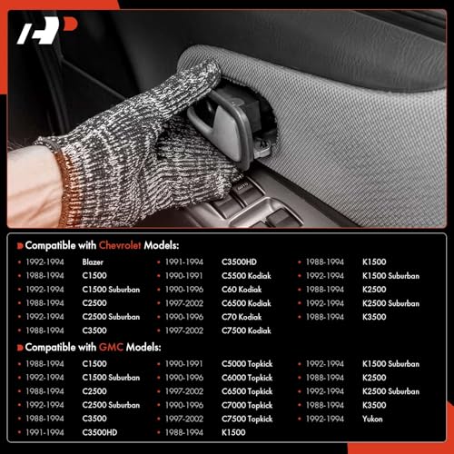 A-Premium Inside Interior Door Handles - Front Driver & Passenger Side