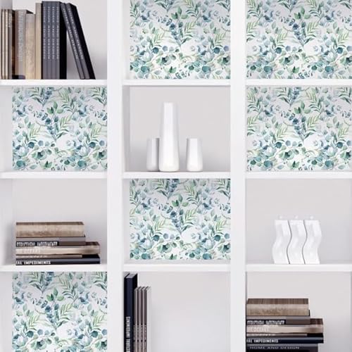 Main Street Peel and Stick Wallpaper Sheets, Eucalyptus, 12-Pack - style: Eucalyptus