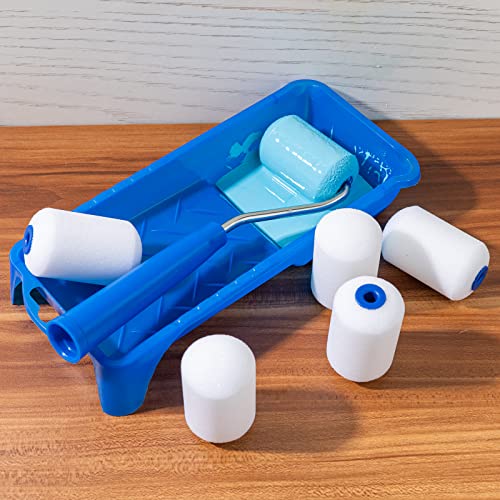 Mister Rui 2 Inch Foam Paint Roller Covers, 12 Pack, Mini Roller Refills - size: 2 Inch, 12 Pack