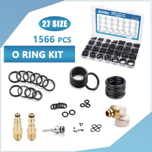 O-Ring O Rings Assortment Kit 1566Pcs 27 Sizes Nitrile Rubber Seals - style: 27 Size/1566 Pcs