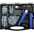 Heavy Duty Wall Anchor Metal Setting Tool with a Storage Box and 71 PCS Molly Bolt Hollow Drive Wall Anchor Screws Assortment Kit for Cavity Anchor Plasterboard Fixing