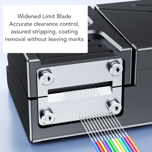 Optical Fiber Thermal Stripper, Handheld Fiber Optic Thermal Stripper Automatic Heating Wire Stripping Tool for Bare and Bundle Fiber, Ribbon Fiber