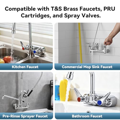 B-6RK Faucet Repair Kit for T&S Brass Faucet Cartridges & Spray Valves