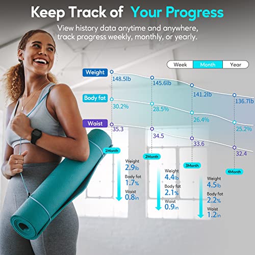 arboleaf Smart Body Measuring Tape with App, BMI and Body Fat Tracking