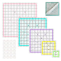Quilting Rulers,5 Square Quilting Rulers(2.5",5",8.5",10",12") - color: Multi-color