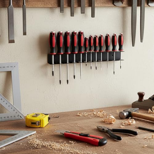 3 Pack Screwdriver Organizer, 15.75 Inch Black Heavy Duty
