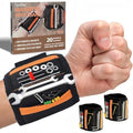 Magnetic Wristband for Tools (2-Pack) - Premium Tool Belt for Men, Heavy-Duty 20-Magnet Holds Screws DIY & Construction, Gift for Men, Cool Gadgets for Husband, Grandpa, Handyman