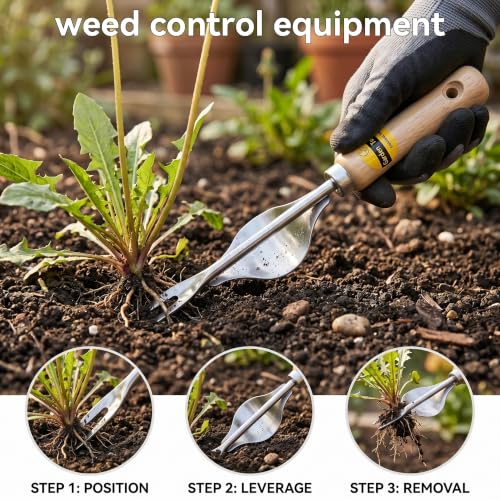 Gardening Tool Kit,Made of Stainless Steel Material,Among Which the Garden Spade Hand Shovel is Very Suitable for Digging Loosening Soil Weeding and Planting