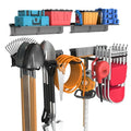 WALMANN Wall Mounted Garden Tool Rack, Folding Chair Hangers - size: 24 inch railx4