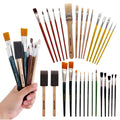 Artlicious Craft Paint Brushes Set for Kids, Acrylic Painting, 30 Pack - style: 30 Pack