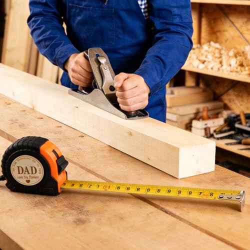 Engraved 25FT Tape Measure Genuine Leather Tool Gift for Dad or Father-in-Law Father’s Day & Birthday Gifts from Daughter or Son
