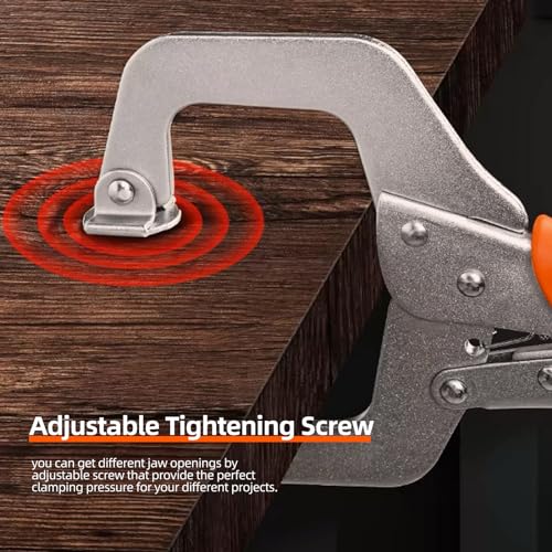 3-Pack 11 Inch Locking Pliers Heavy Duty Vice Grips for Welding | Hardened Steel Jaw with Adjustable Torque Screw,Anti-Slip Handle; Perfect for Metal Working, Auto Repair,Carpentry - style: 3 PCS 11" C CLAMP LOCKING PLIERS