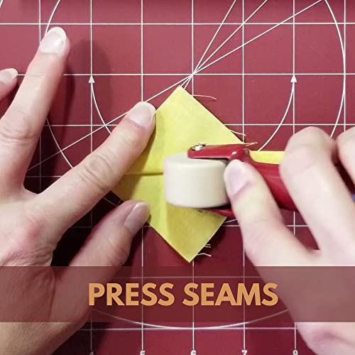 Madam Sew Rolling Seam Presser | Temporarily Hold Seams | for Quilting, Sewing, Wallpaper, Print, and Crafts | Sewing Accessory