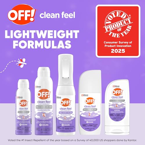 OFF! Clean Feel Misting Insect & Mosquito Repellent Bug Spray, 6 oz, 2 pk - size: 6 Ounce (Pack of 2)