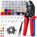 969Pcs Pins Connector Kit & 28 Types Electrical Terminal Pins Crimp Tool