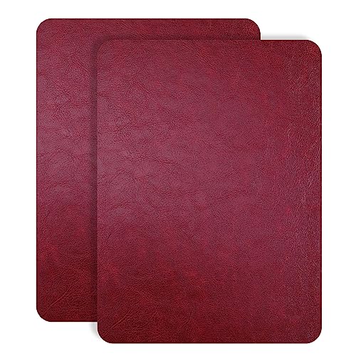 JDLUGH Sofa Leather Repair Patch Tape, 8.2x11 Inch, 2PCS, Red1.0 - color: Red wine, size: 8.2x11 Inch