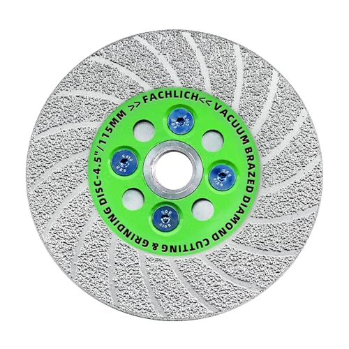 4-1/2 Inch Tile Saw Blade - Diamond Grinding Disc Cutting Disc Wheel for Cutting Grinding Marble Granite Concrete Porcelain Ceramic Tile,5/8-Inch-11 Arbor - size: 4.5"/115mm
