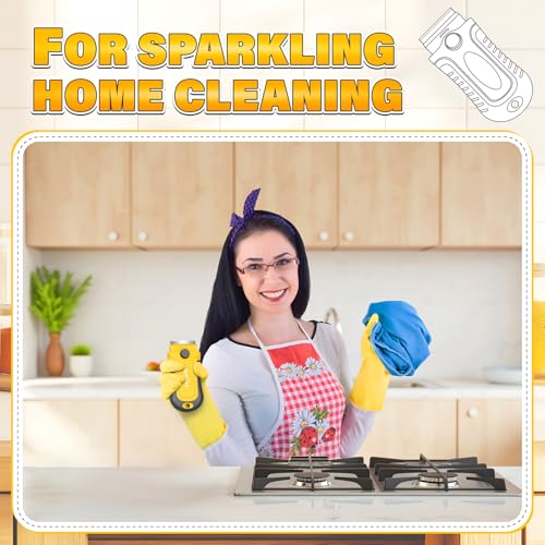 DIYSELF 2 Pack Razor Blade Scrapers with 30 Blades, Stove Scraper Tools - color: Yellow, size: 2 Pack