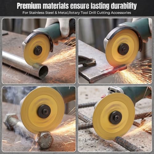 4Pcs 2 inch Diamond Cutting Wheels,Mounting Mandrel 3/8" Arbor Hole - size: 4 Pcs 2 inch Diamond Cutting Wheels