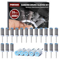 10 Pcs 400 Grit Sanding Drums for Rotary Dremel Tool - style: 2000 Grit 20 Pcs
