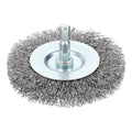 3in Wire Wheels for Drill with 1/4in Hex Shank, Carbon Steel - size: 3 inch(0.012in Wire)