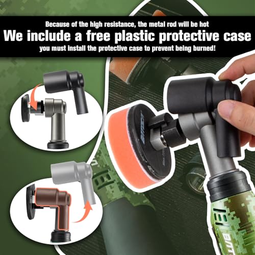 BATOCA 2026 S6 Mini Cordless Polisher 2 Heads for Car/Motorcycles Detailing Kit - size: Camouflage Pattern Style with 2 batteries