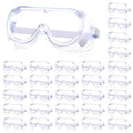 Yunsailing Protective Safety Goggles Lab Over Glasses Clear Anti Fog Eye Protection Goggles for Men Women - color: Clear White