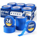 24 Rolls Painters Tape 1 Inch Wide, Blue Masking Tape Bulk - size: 1 inch wide