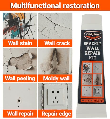 Drywall Repair Kit, Wall Spackle Paste with Scraper for Holes and Cracks